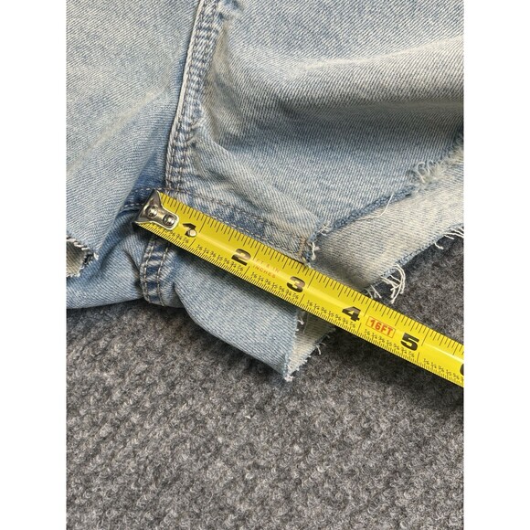 Garage Denim Festival Shorts Women Size 11 Distressed Cut-Off Blue Cotton NEW - Picture 9 of 9